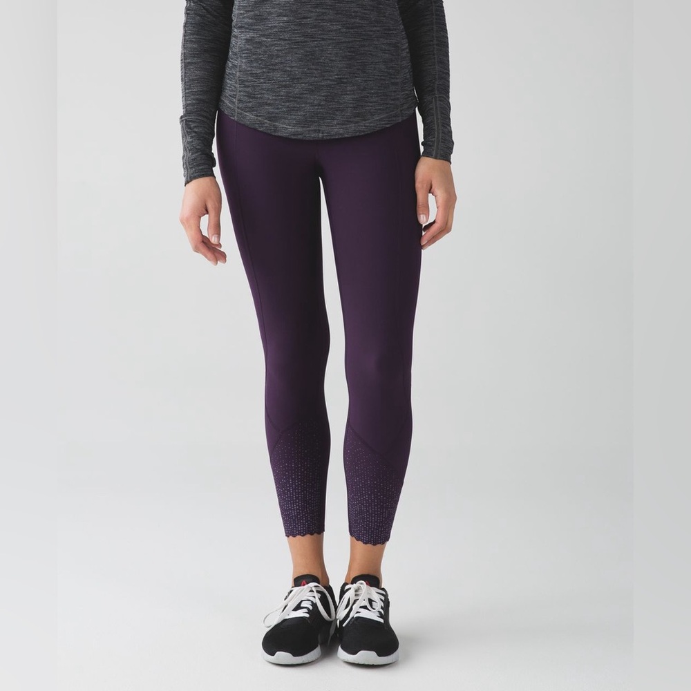 Lululemon Tight Stuff Tight Leggings Deep Zinfandel Size 4